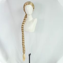 Golden Blonde Long Single Braid Wig
