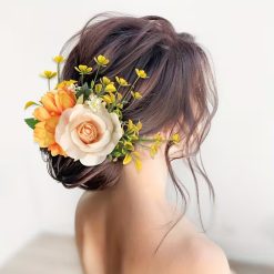 Elegant Floral Hair Comb for Women